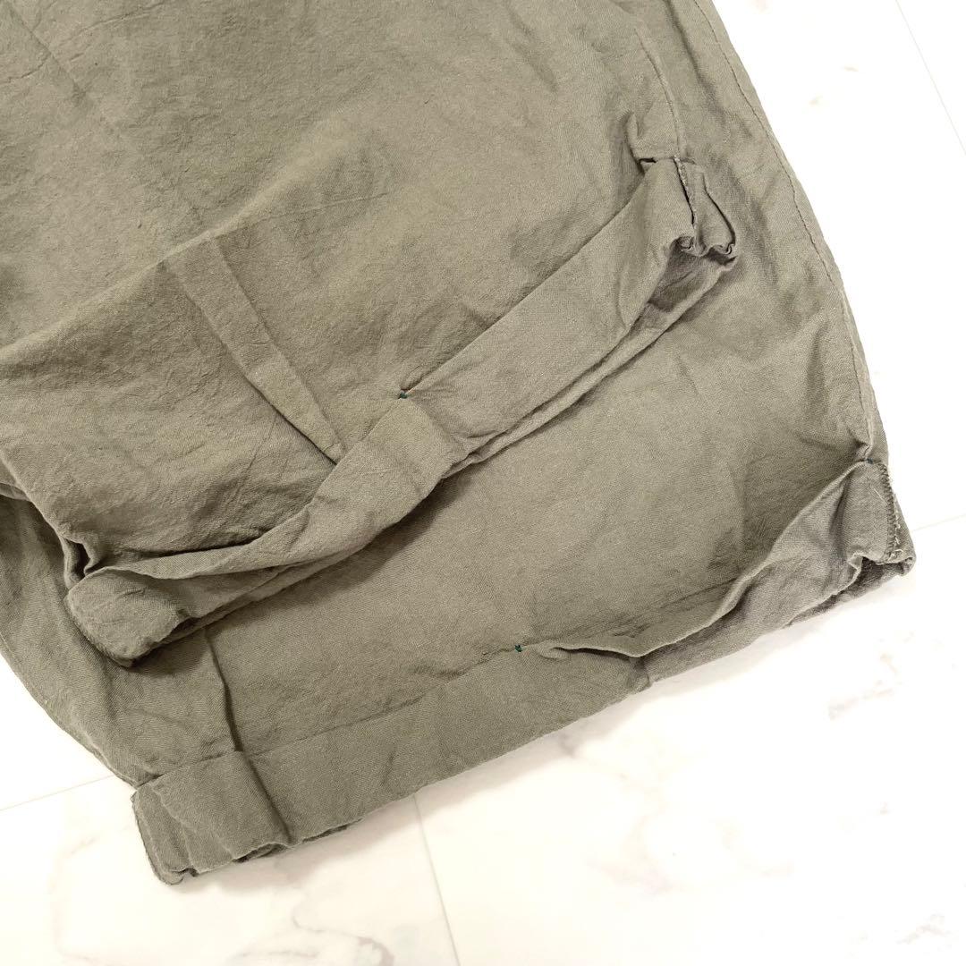 美品 ジャーナルスタンダードラックス コットンリネン ワイドサロペット バルーン