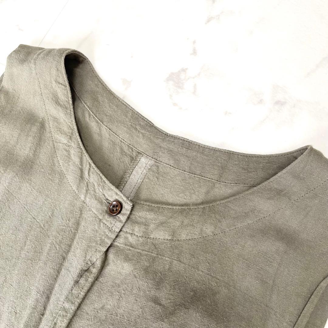 美品 ジャーナルスタンダードラックス コットンリネン ワイドサロペット バルーン