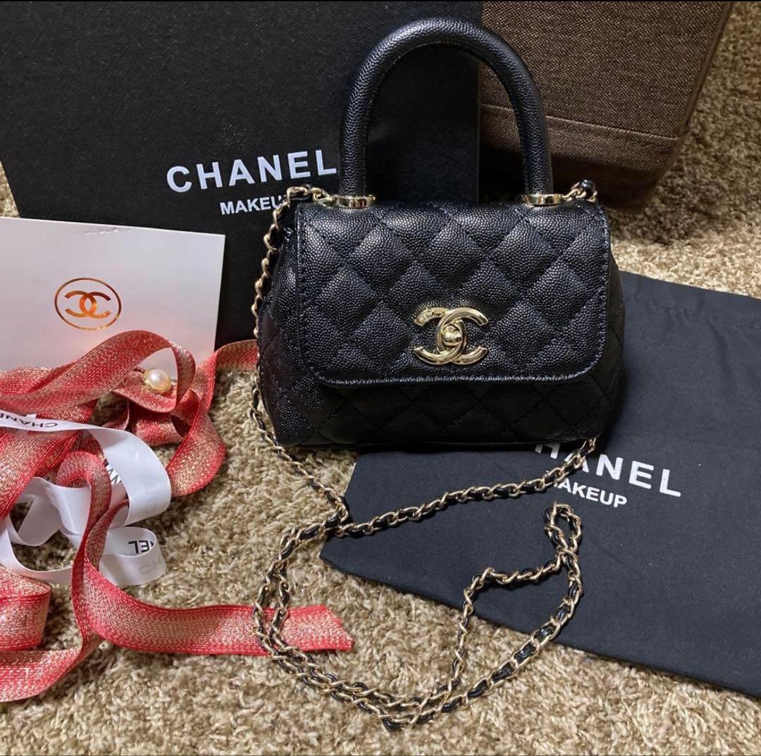 CHANEL ノベルティ ハンドバッグ ショルダーバッグ ミニ チェーンバッグ