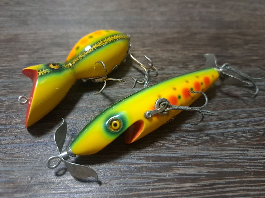 レア　ヴィンテージ　ウッデンハーツ　ダーター・ダブルスイッシャー　2つまとめて