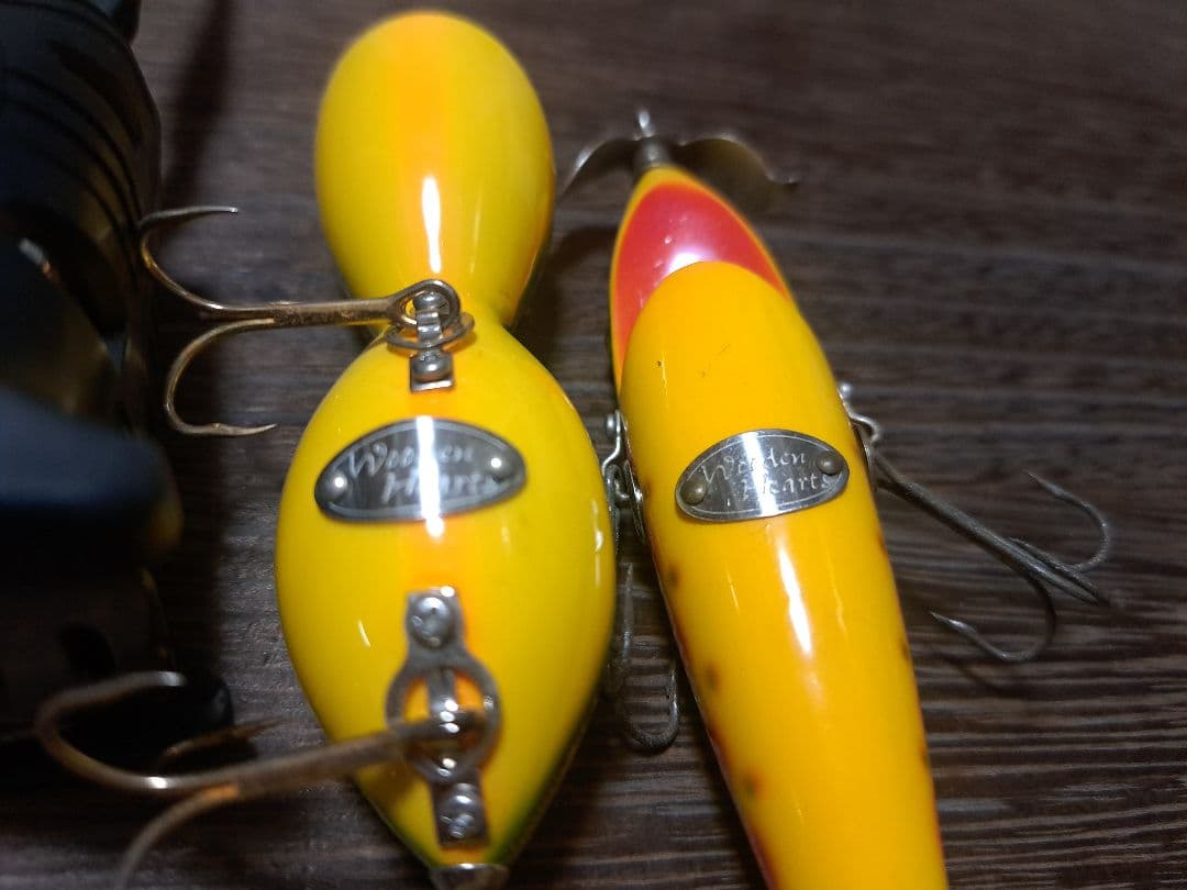 レア　ヴィンテージ　ウッデンハーツ　ダーター・ダブルスイッシャー　2つまとめて