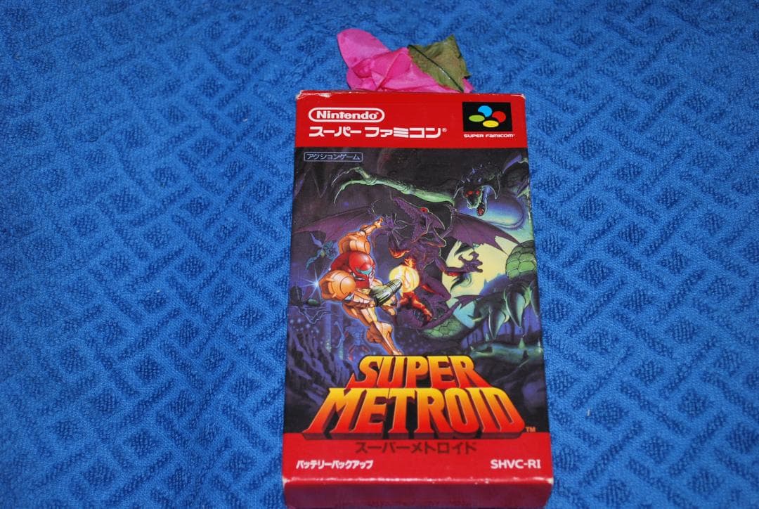 SFCソフト「スーパーメトロイド」中古動作品の出品です。