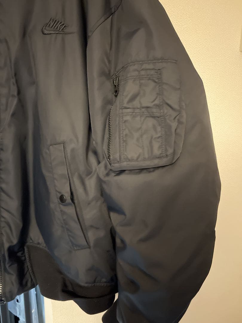 美品　NIKE　MA-1　ボンバージャケット XL　リバーシブル　ブラック　迷彩