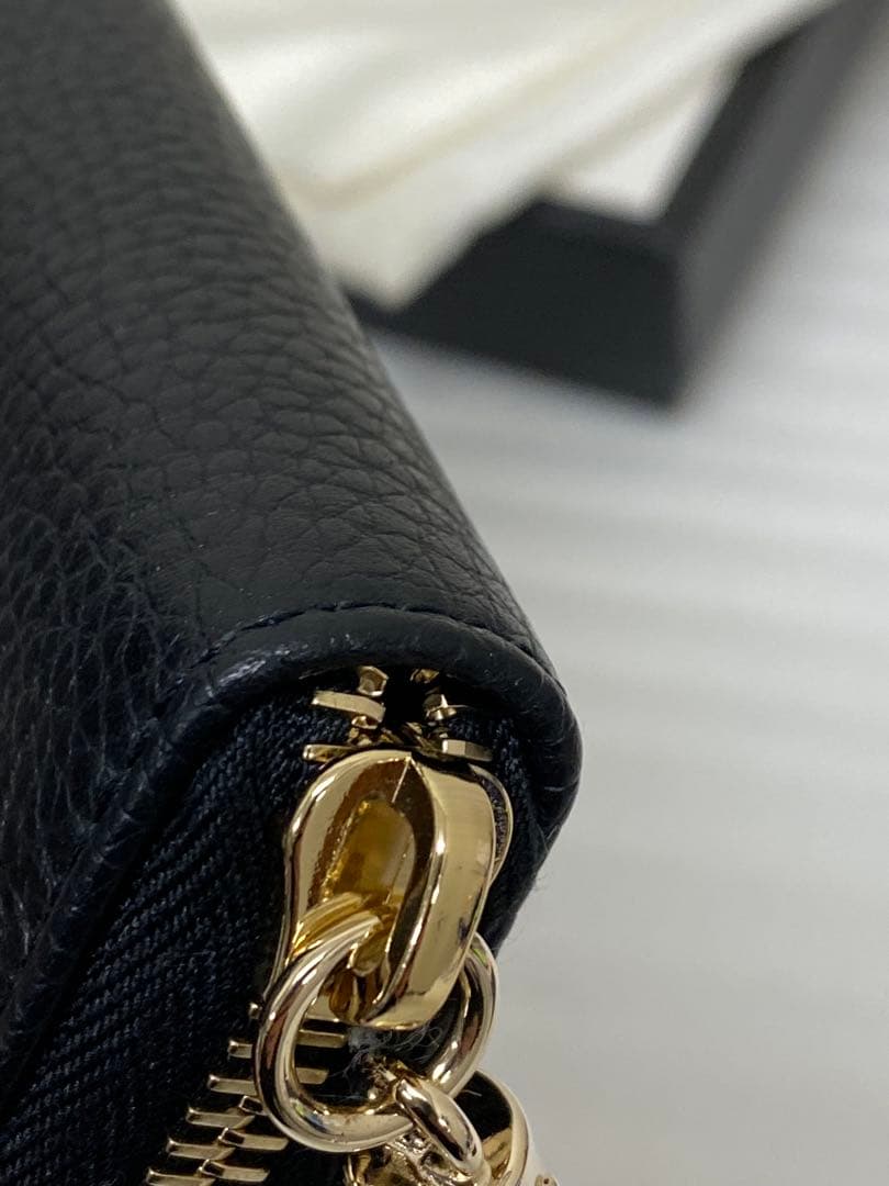 3-2895 GUCCI グッチ ラウンドジップ 長財布