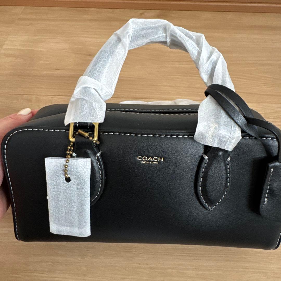 コーチショルダーバッグバワリーサッチェルブラック22新品未使用人気2way