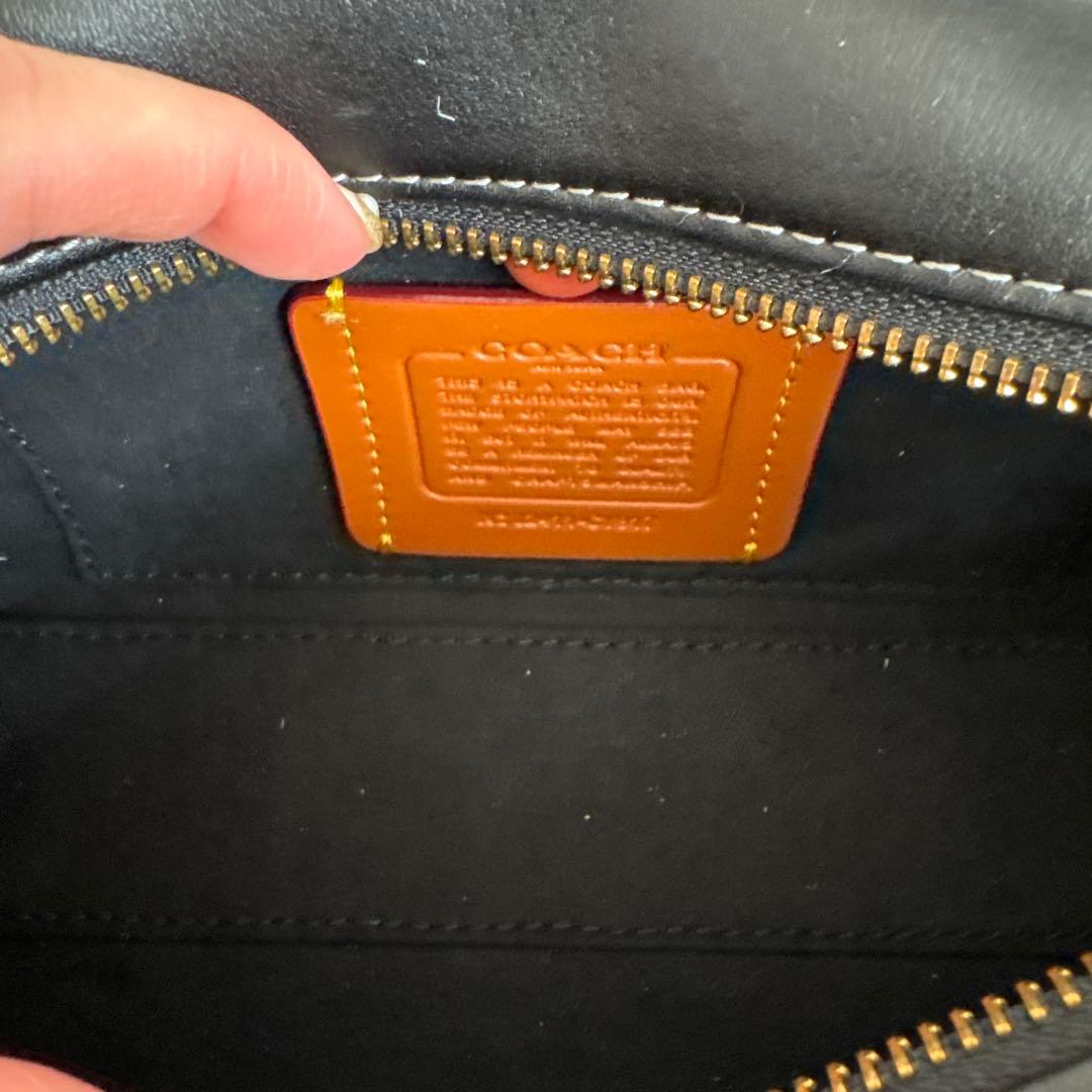 コーチショルダーバッグバワリーサッチェルブラック22新品未使用人気2way