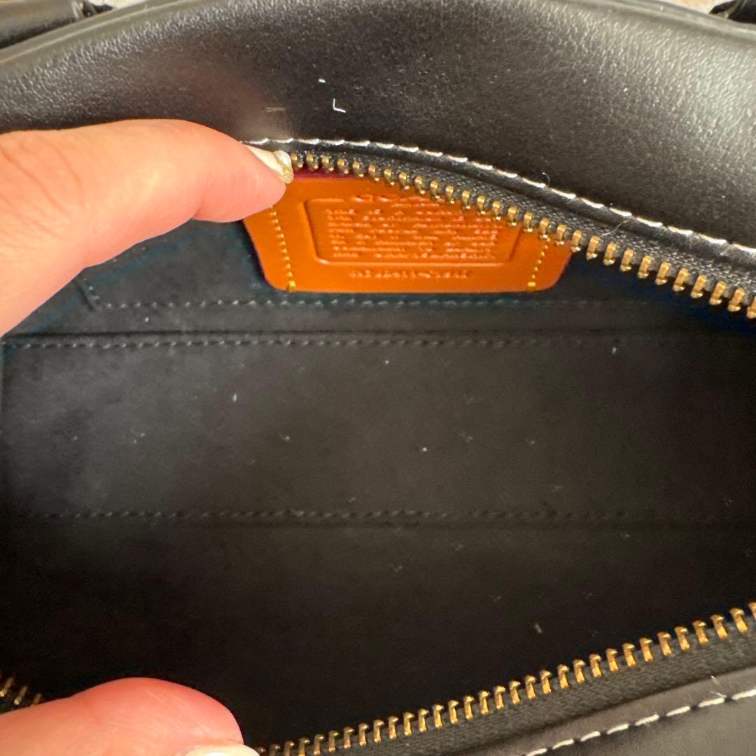 コーチショルダーバッグバワリーサッチェルブラック22新品未使用人気2way