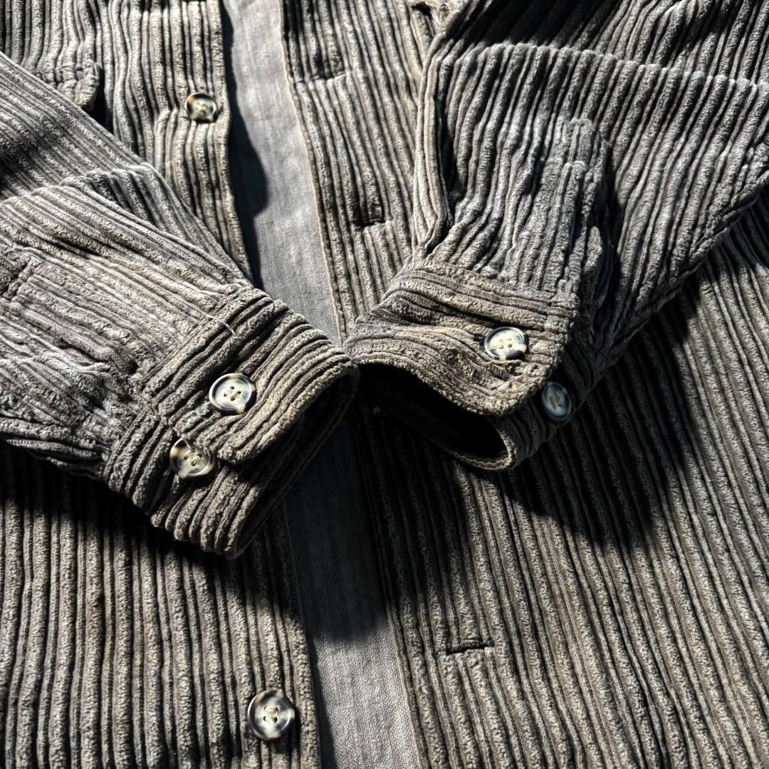 90s OLD VANS コーデュロイ ジャケット ボックスカット シャツ 長袖
