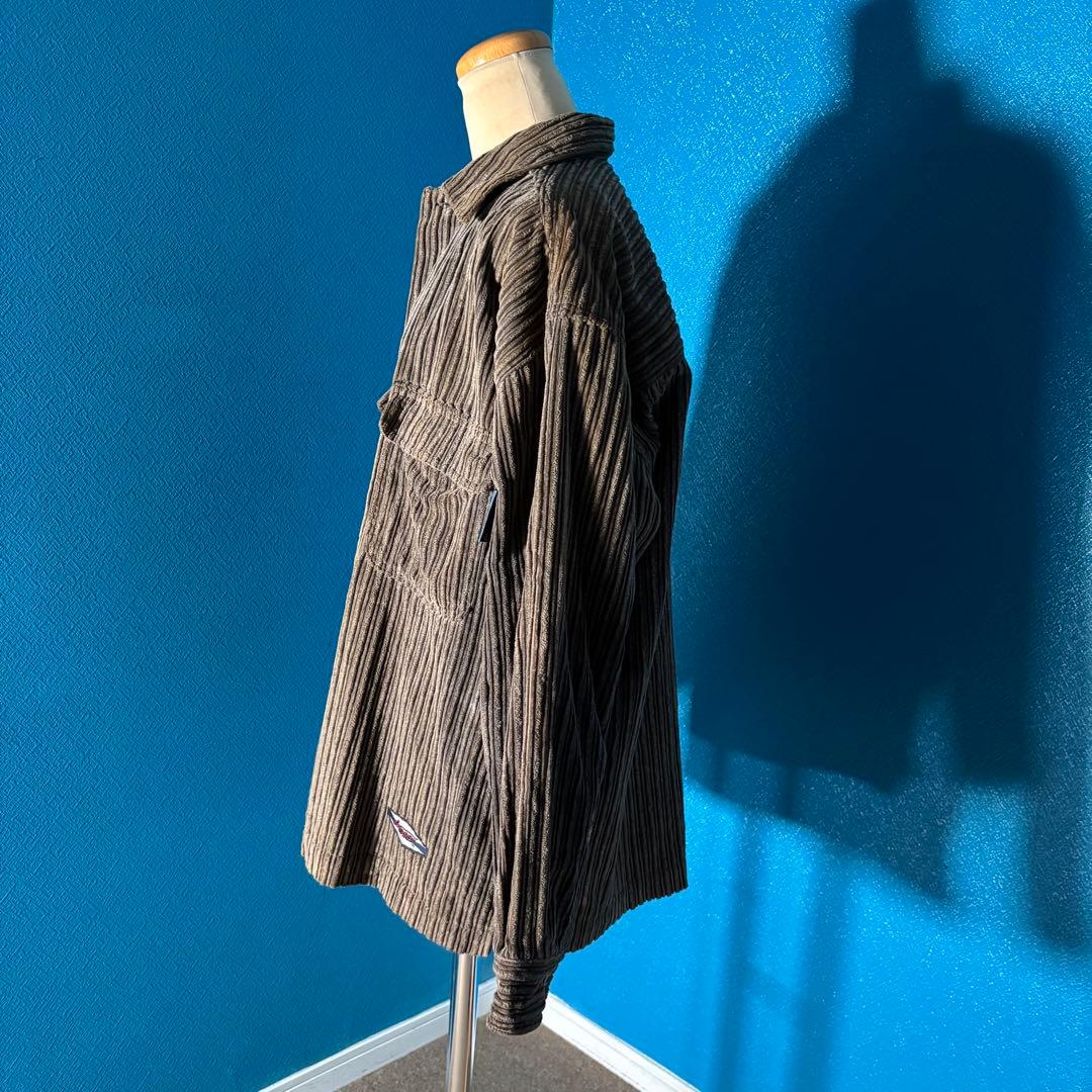 90s OLD VANS コーデュロイ ジャケット ボックスカット シャツ 長袖