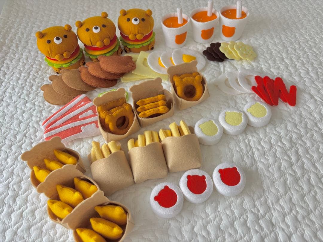 フェルト おままごと ハンドメイド