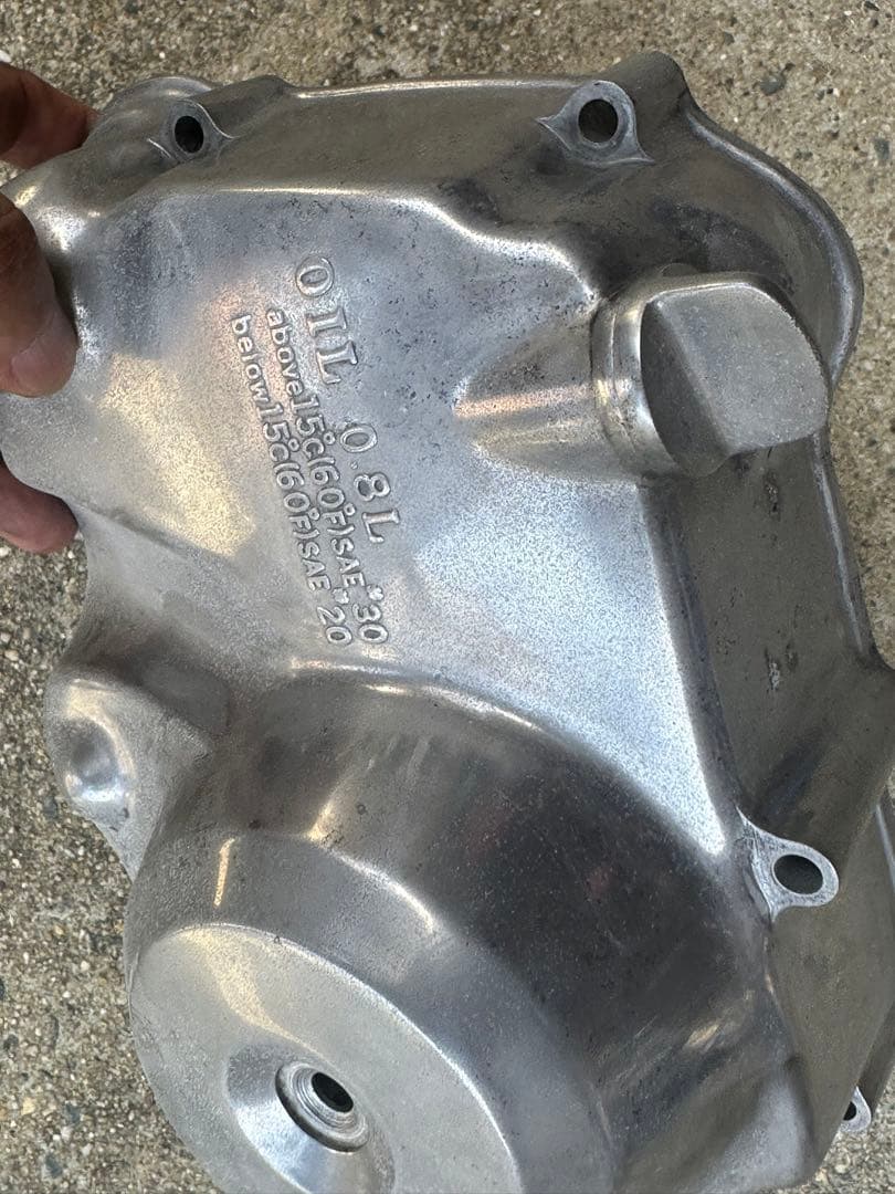 シャリィ ダックス モンキー カブ 遠心クラッチ用 上入れ浮文字カバー