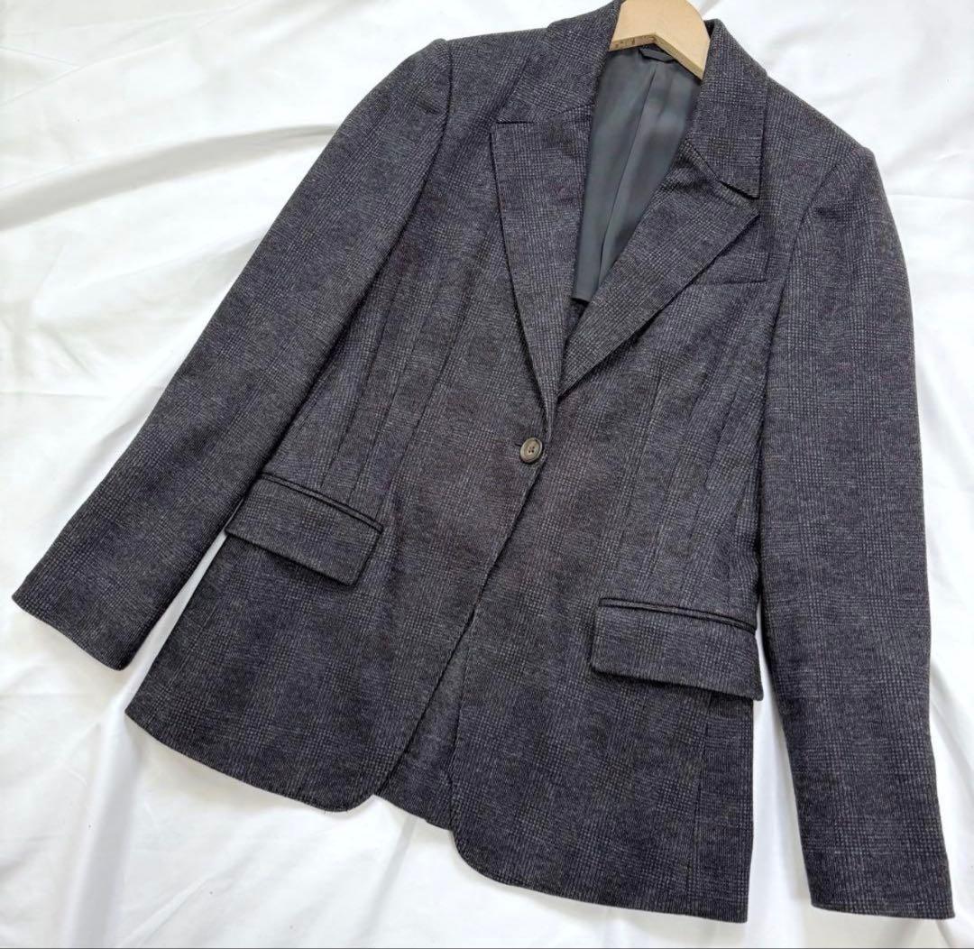 極美品✨　ブルネロクチネリ　テーラードジャケット　モニーレ　ダークグレー　40