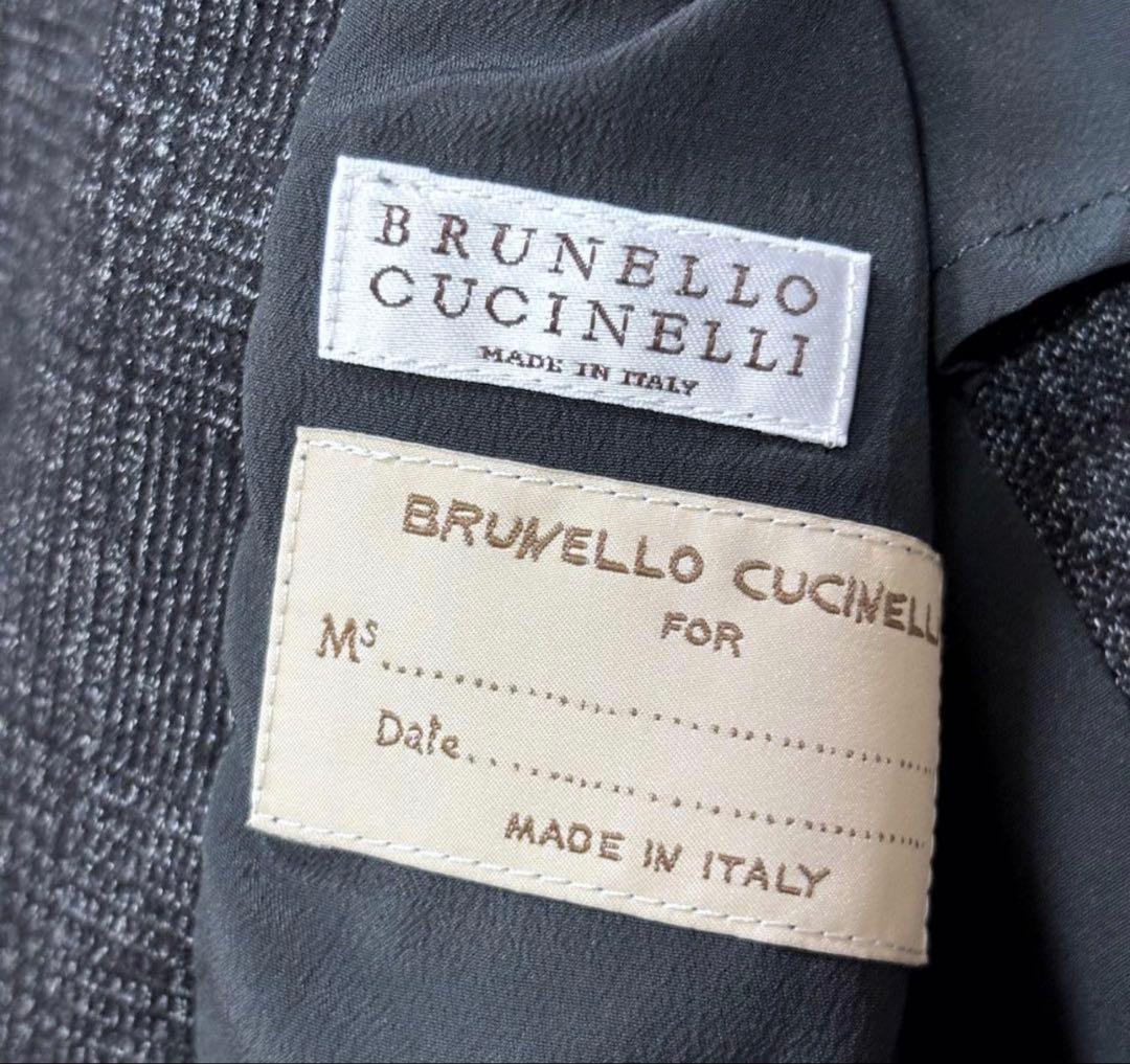 極美品✨　ブルネロクチネリ　テーラードジャケット　モニーレ　ダークグレー　40