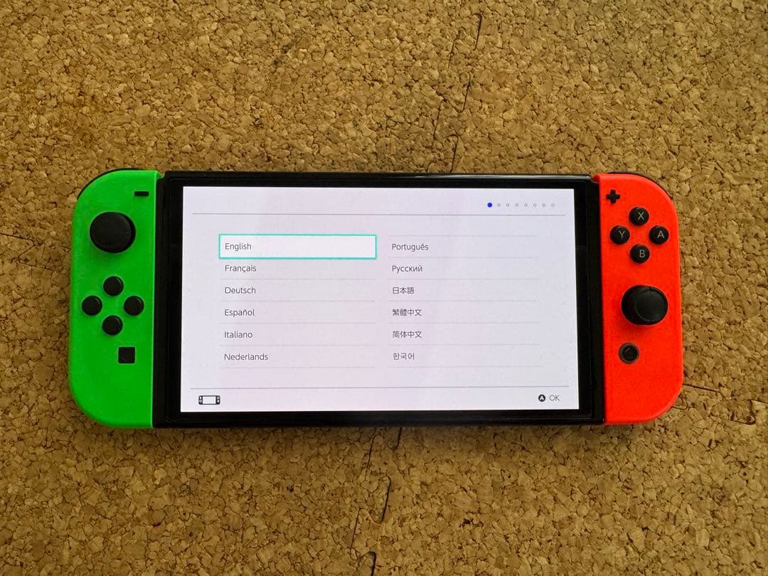 Nintendo Switch 有機EL Joy-Con赤緑 1年保証有り