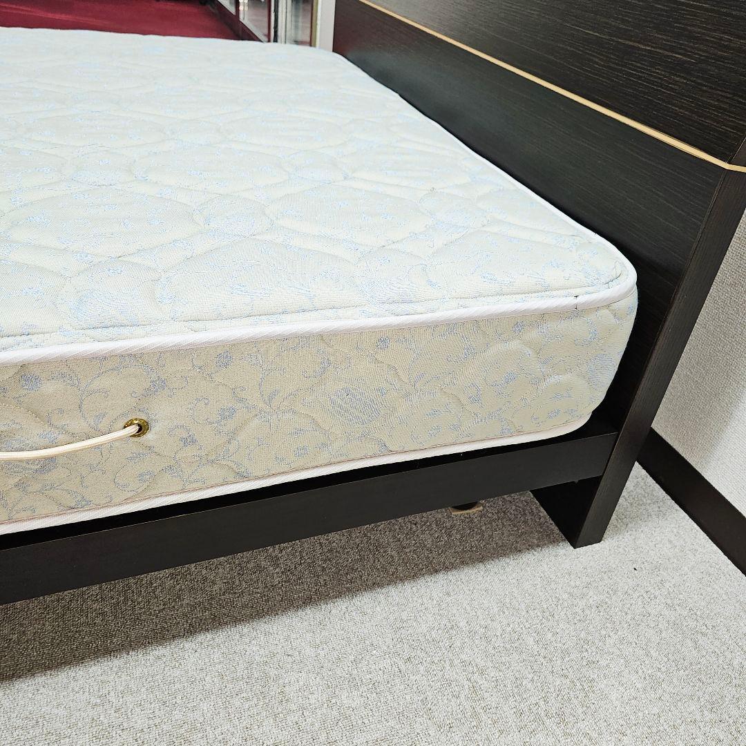 茶色のセミダブルベッド bed 東京23区全域送料無料