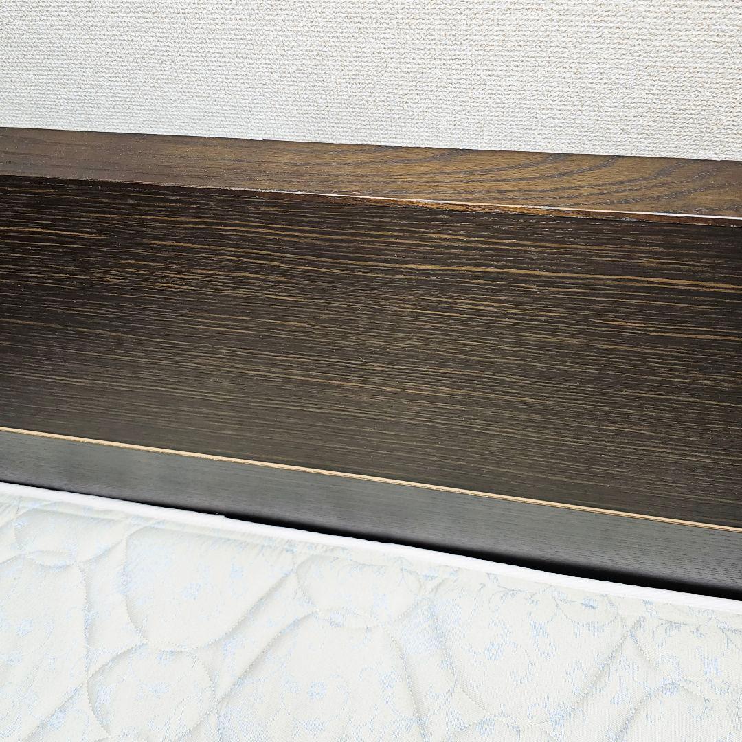 茶色のセミダブルベッド bed 東京23区全域送料無料
