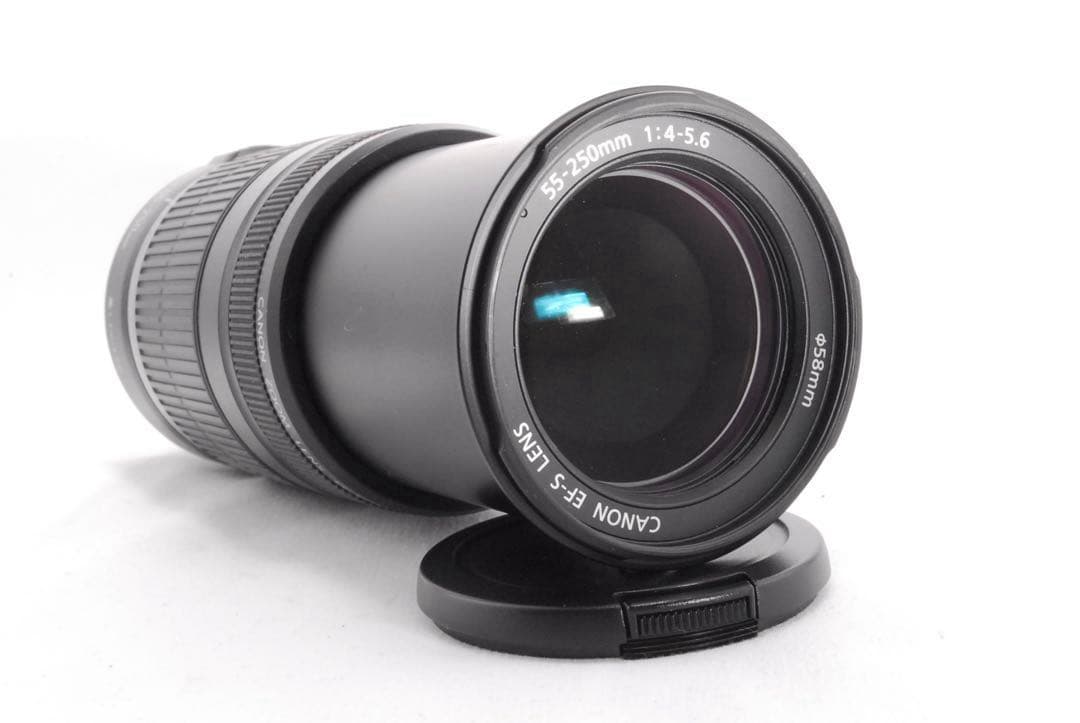 美品✨Canon EF-S 55-250mm IS 望遠レンズ✨手ぶれ補正機能付