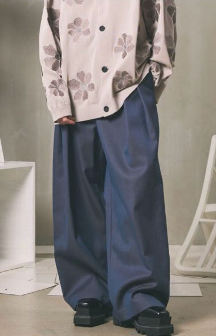 メゾンスペシャル　2タックワイドスラックス