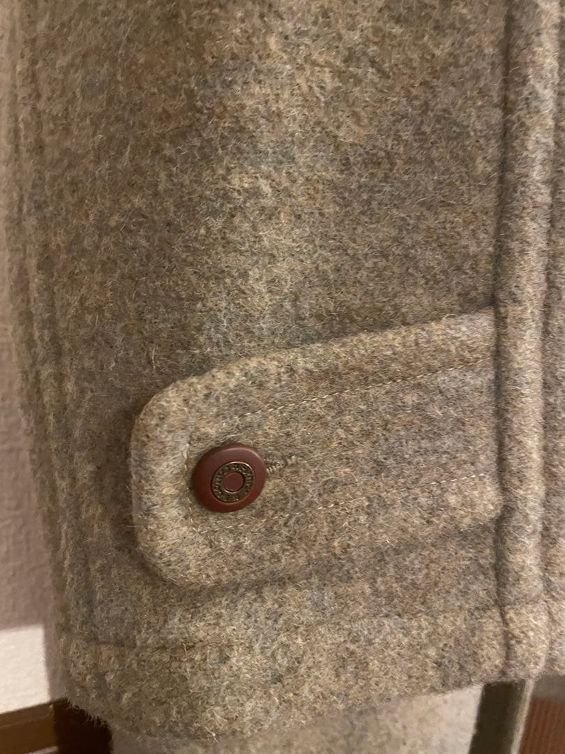 ウール ダッフルコート フード付き