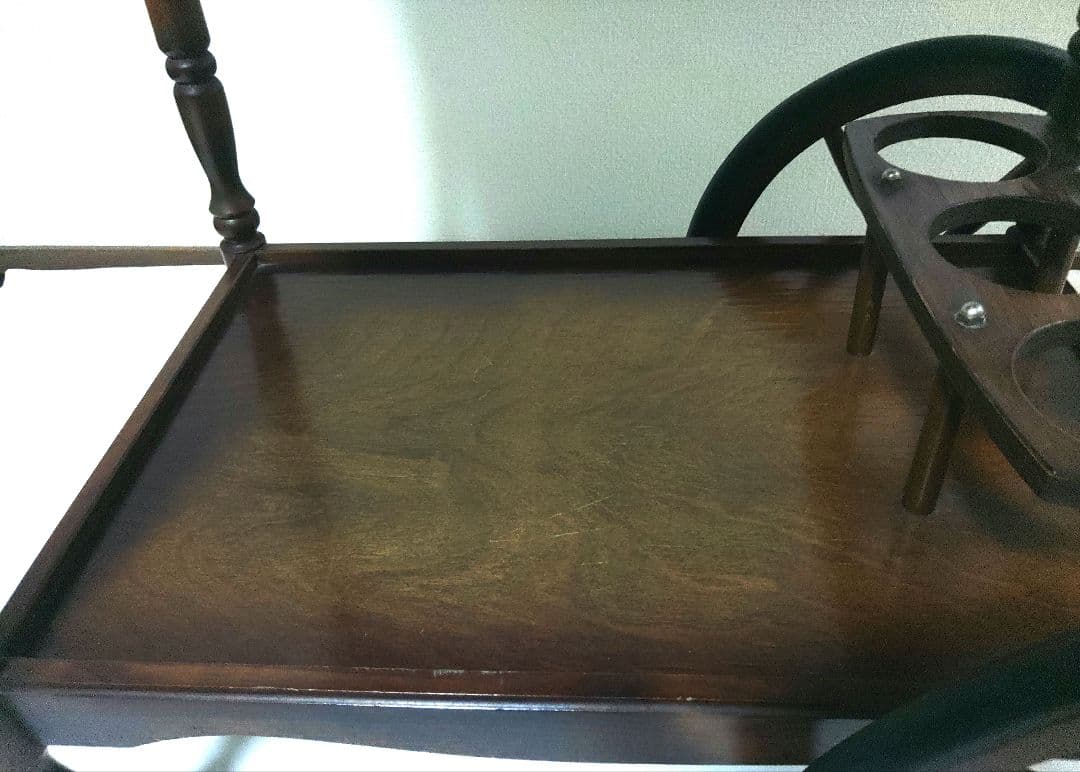 アンティークワゴン 木製 トロリー キッチンワゴン