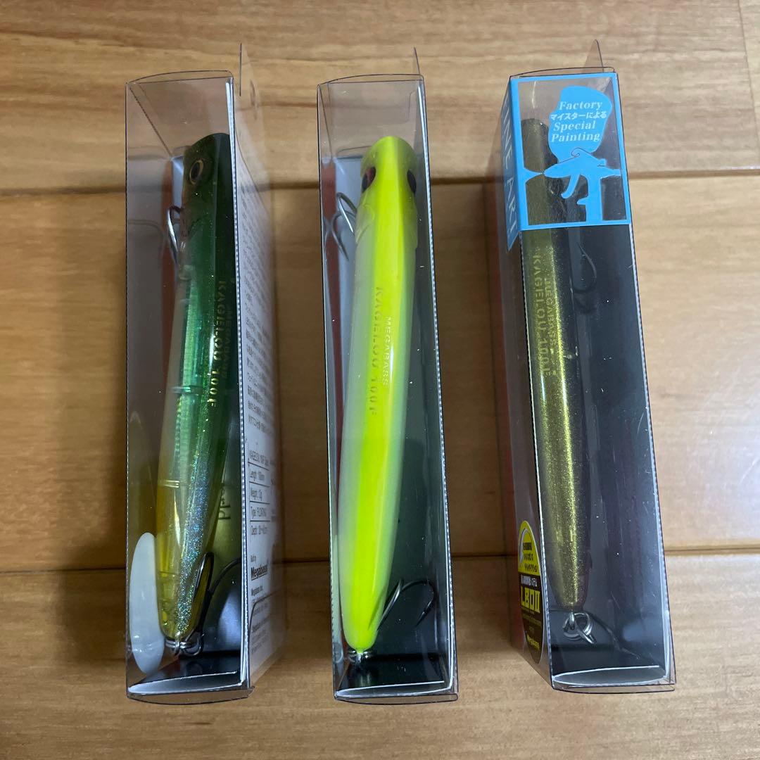 【新品・新色＋】★Megabass★ カゲロウ100F 3個セット