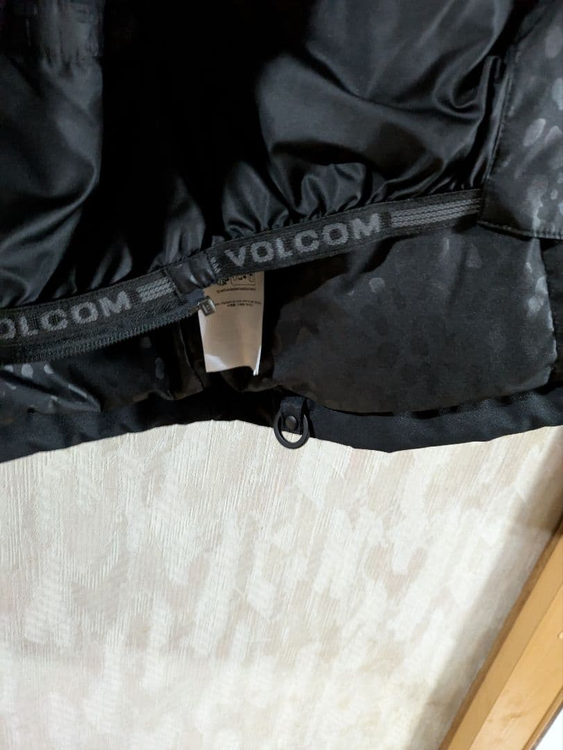 VOLCOM スノーボードジャケット S ブラック/ホワイト