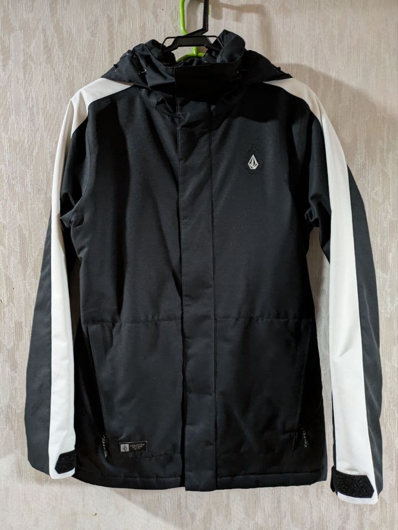 VOLCOM スノーボードジャケット S ブラック/ホワイト