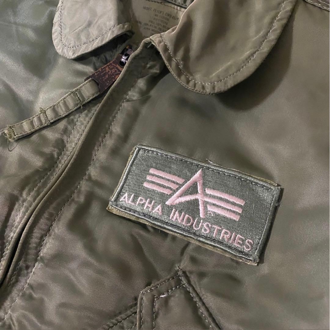 ね*こ様 1990年代 alpha vintage USA製　MA-1フライトジ