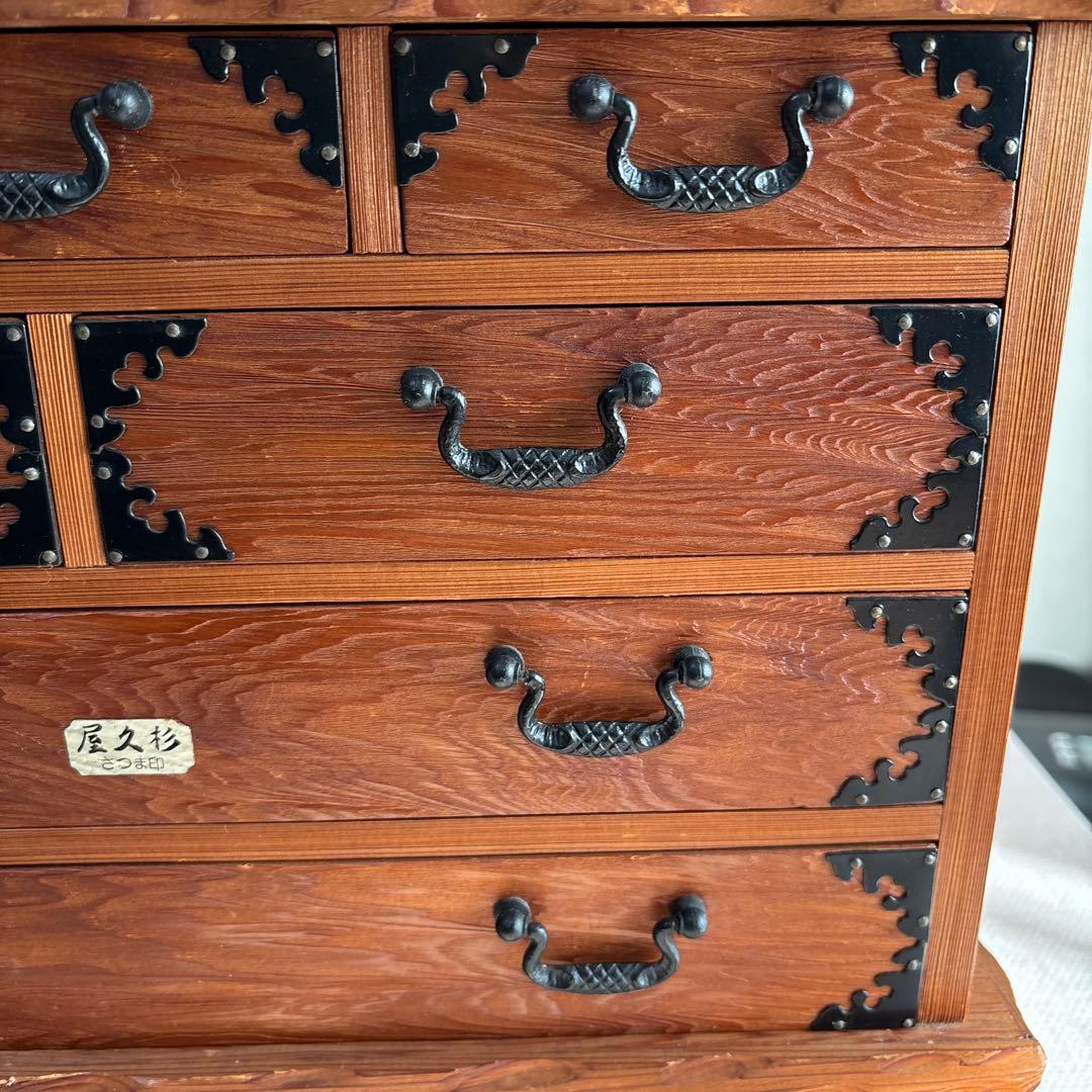 屋久杉　さつま印　小物入れ