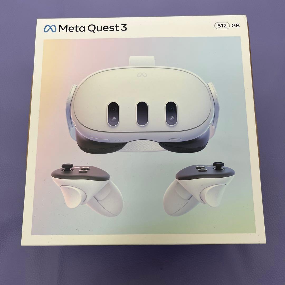メタクエスト3 512G ※ケーブル•ベルト•ストラップ無し　本日10時まで