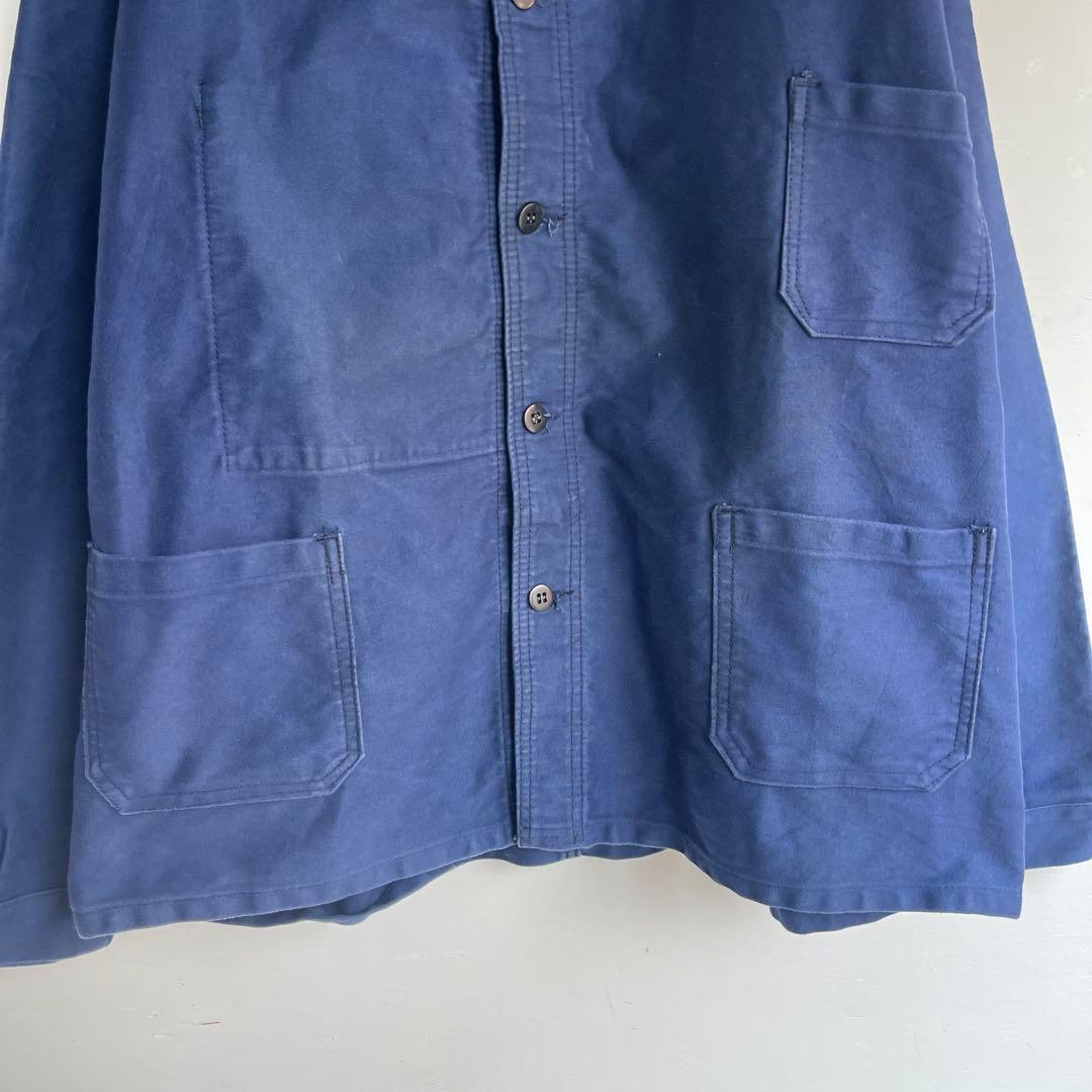 〜80s フレンチ モールスキンジャケット ヴィンテージ カバーオール ユーロ