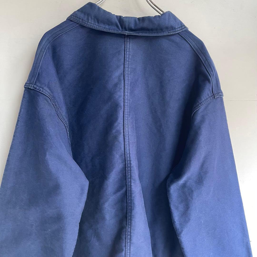 〜80s フレンチ モールスキンジャケット ヴィンテージ カバーオール ユーロ