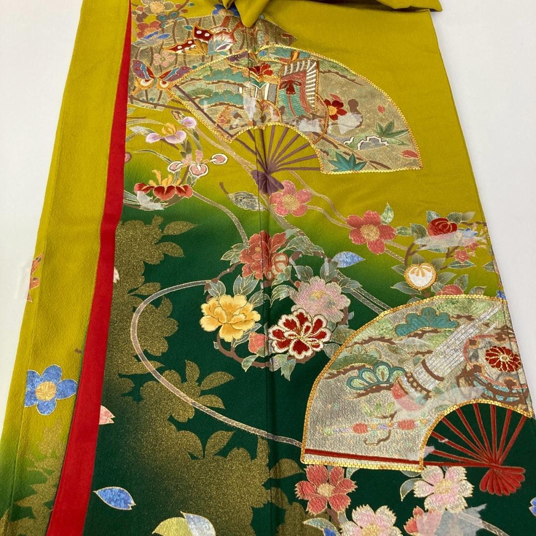 OWL70 振袖 7枚 着物まとめ売り 着用 リメイク 大量セット