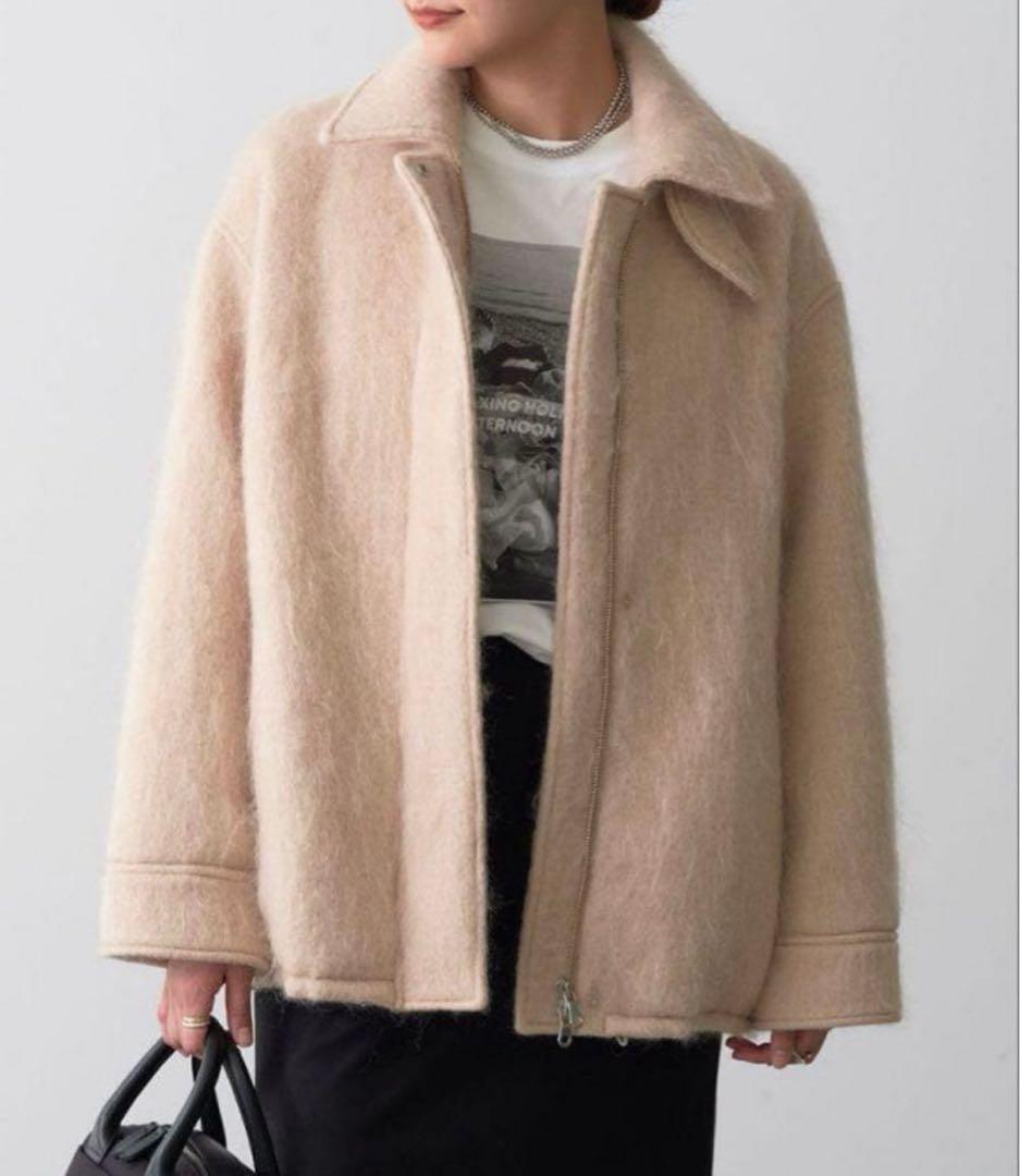 ガリャルダガランテ　モヘアシャギーブルゾン　モヘヤ混