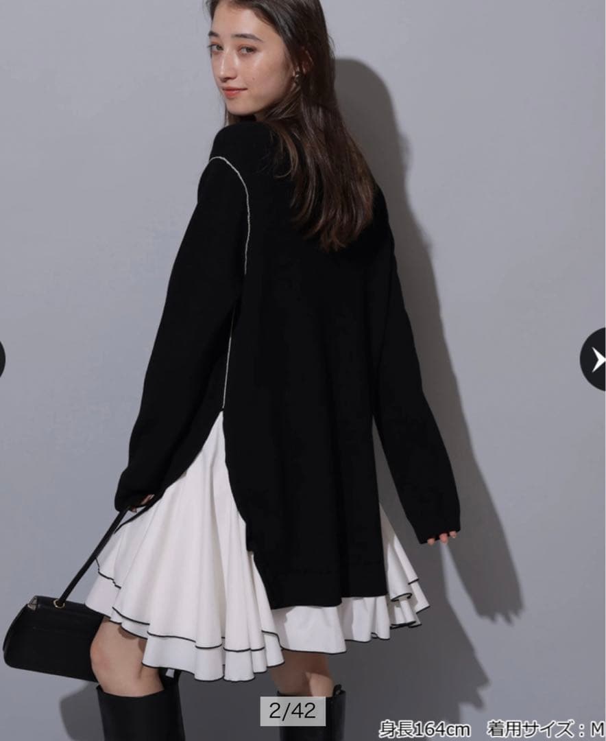 リランドチュール　店舗限定アイテム　全国完全完売カラー　チュニックワンピース