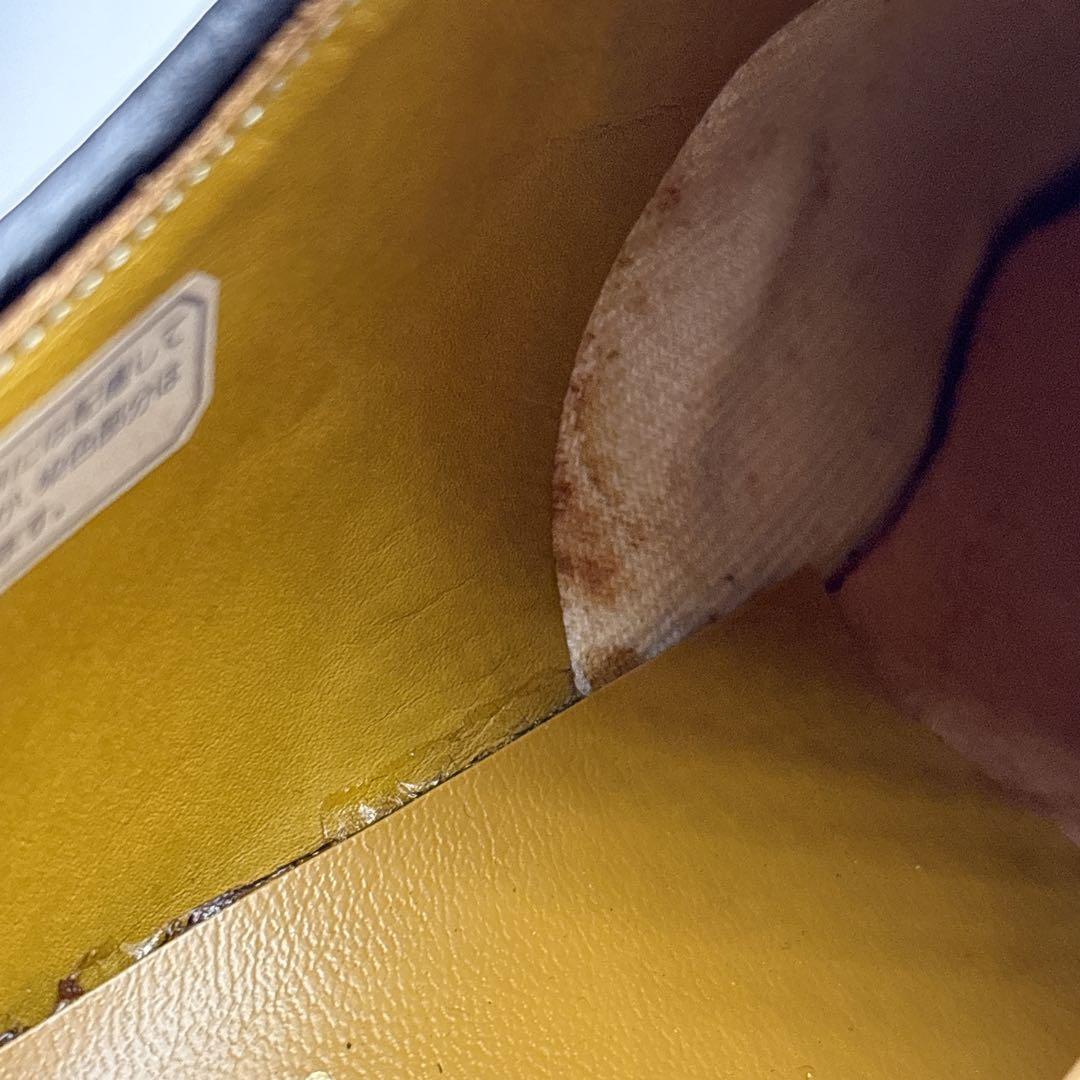 未使用　リーガル　２５０４　プレーントゥ　ガラスレザー　外羽根　25.5