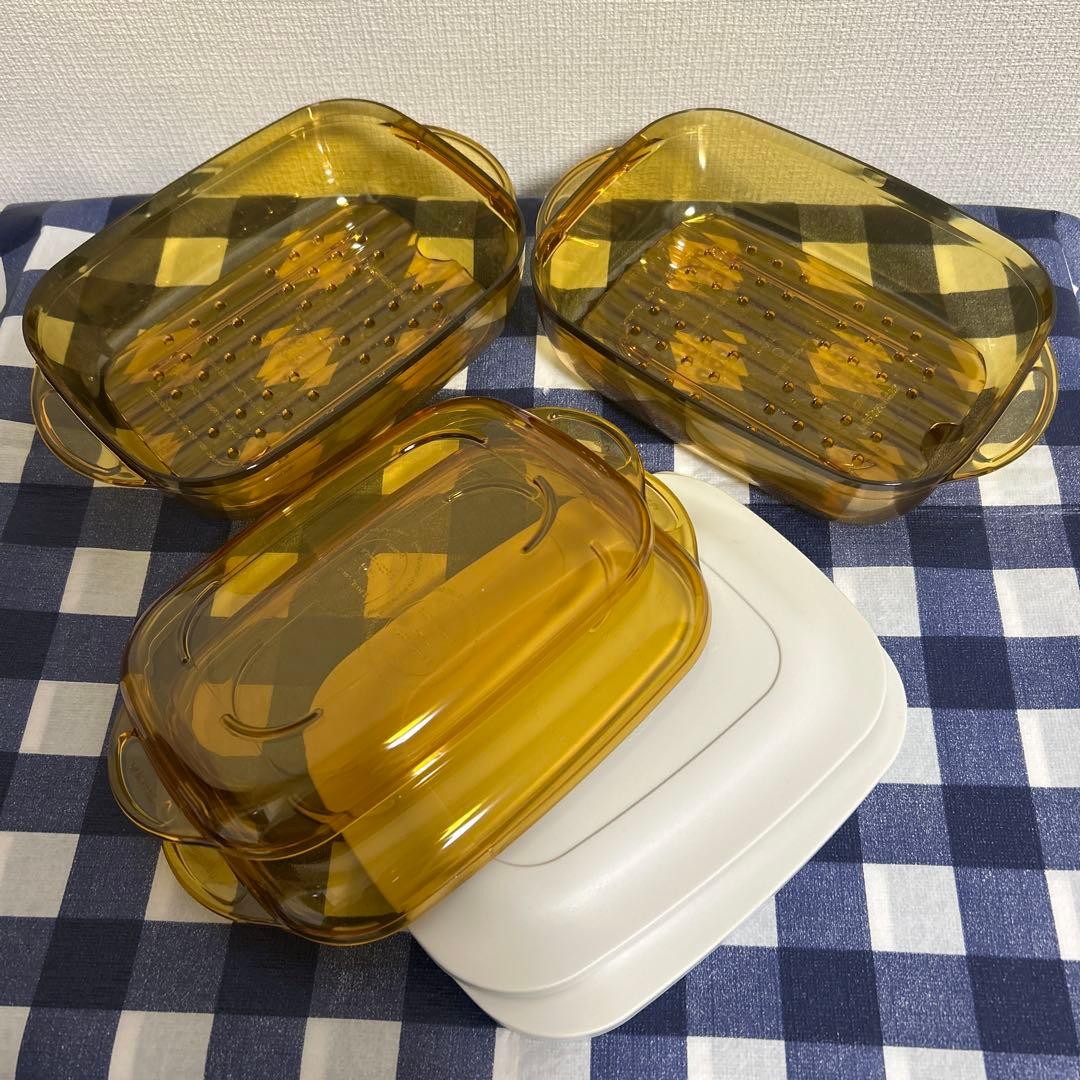 m*e様 タッパーウェア　タッパーウェーブ2000角型（小）