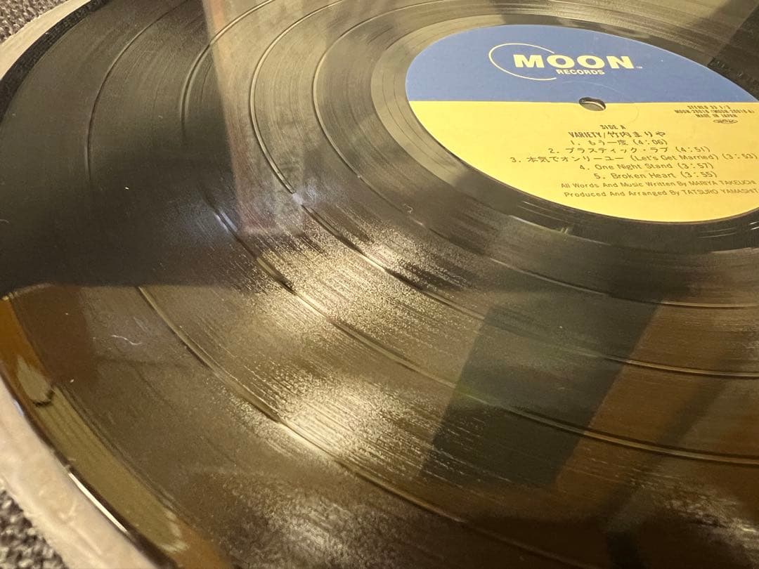 オリジナル　竹内まりや VARIETY LP MOON-28018 1984年