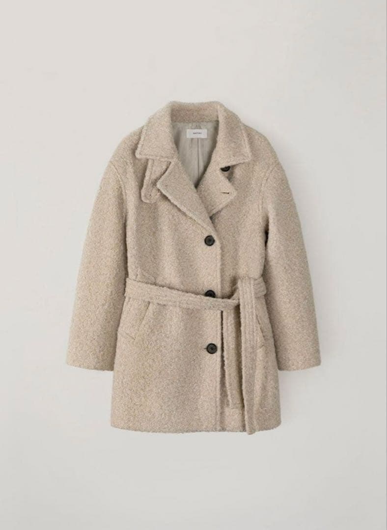 ジャケット・アウター OHOTOR Boucle 2way Half Coat