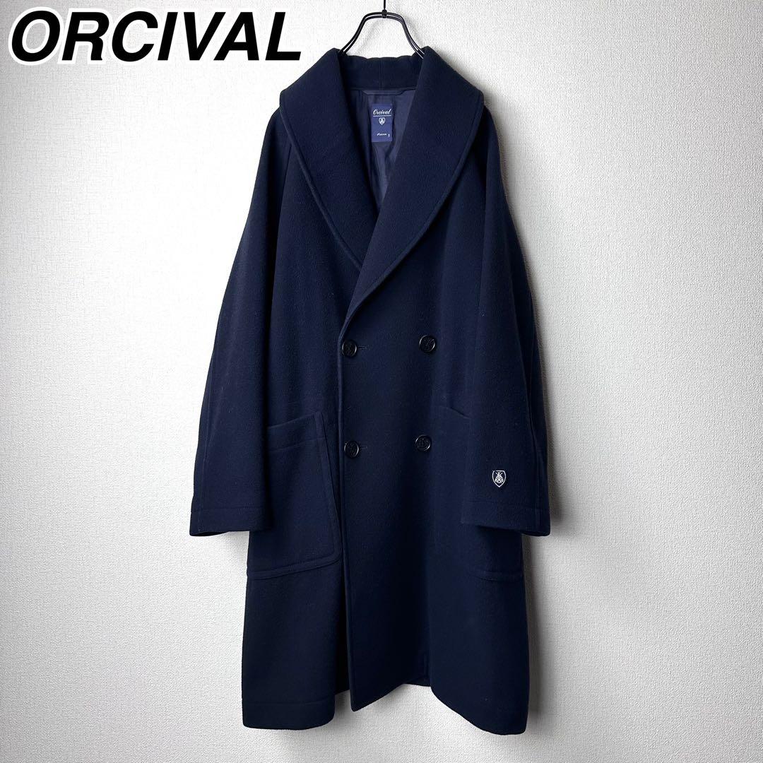 ORCIVAL ウールコート ショールカラー メルトンコート オーシバル