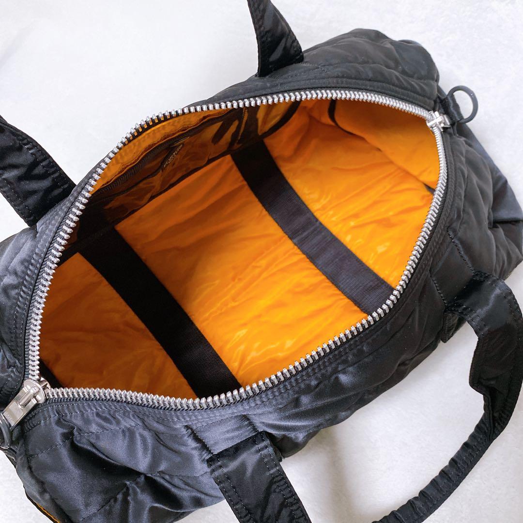 極美品 希少　PORTER タンカー 2WAYボストンバッグ　ダッフルバッグ　黒