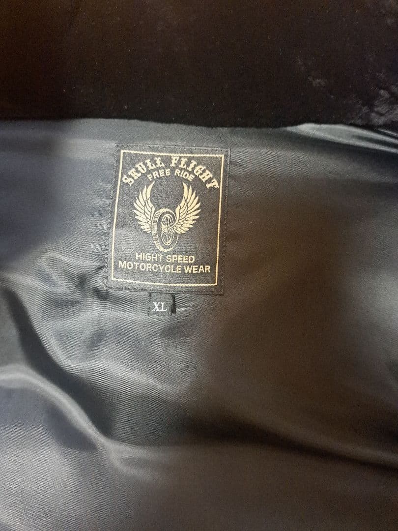 SKULL FLIGHT スカルフライト ダウンベスト サイズXL