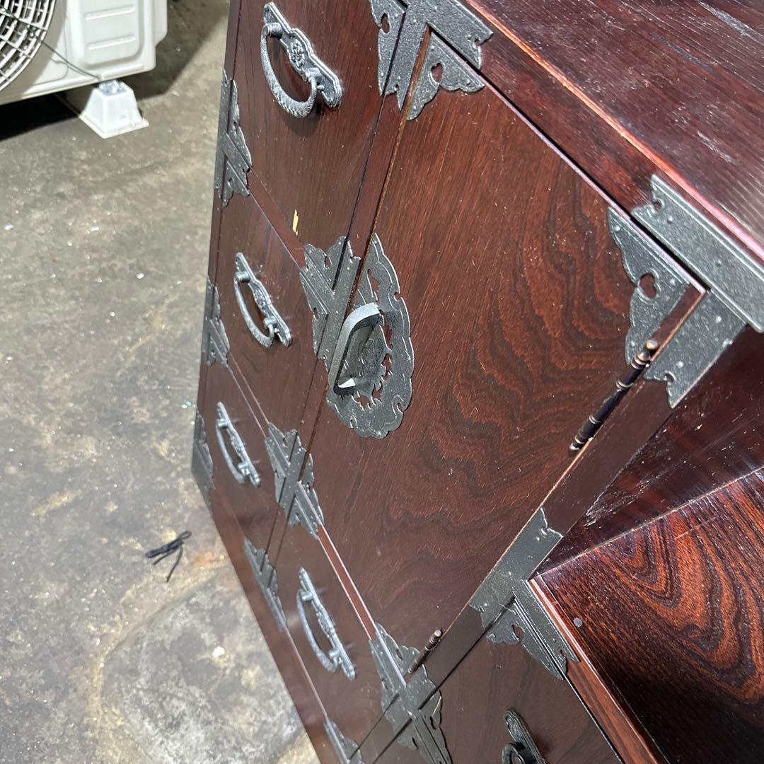 P*h様 木製階段型タンス 引き出し10個付き