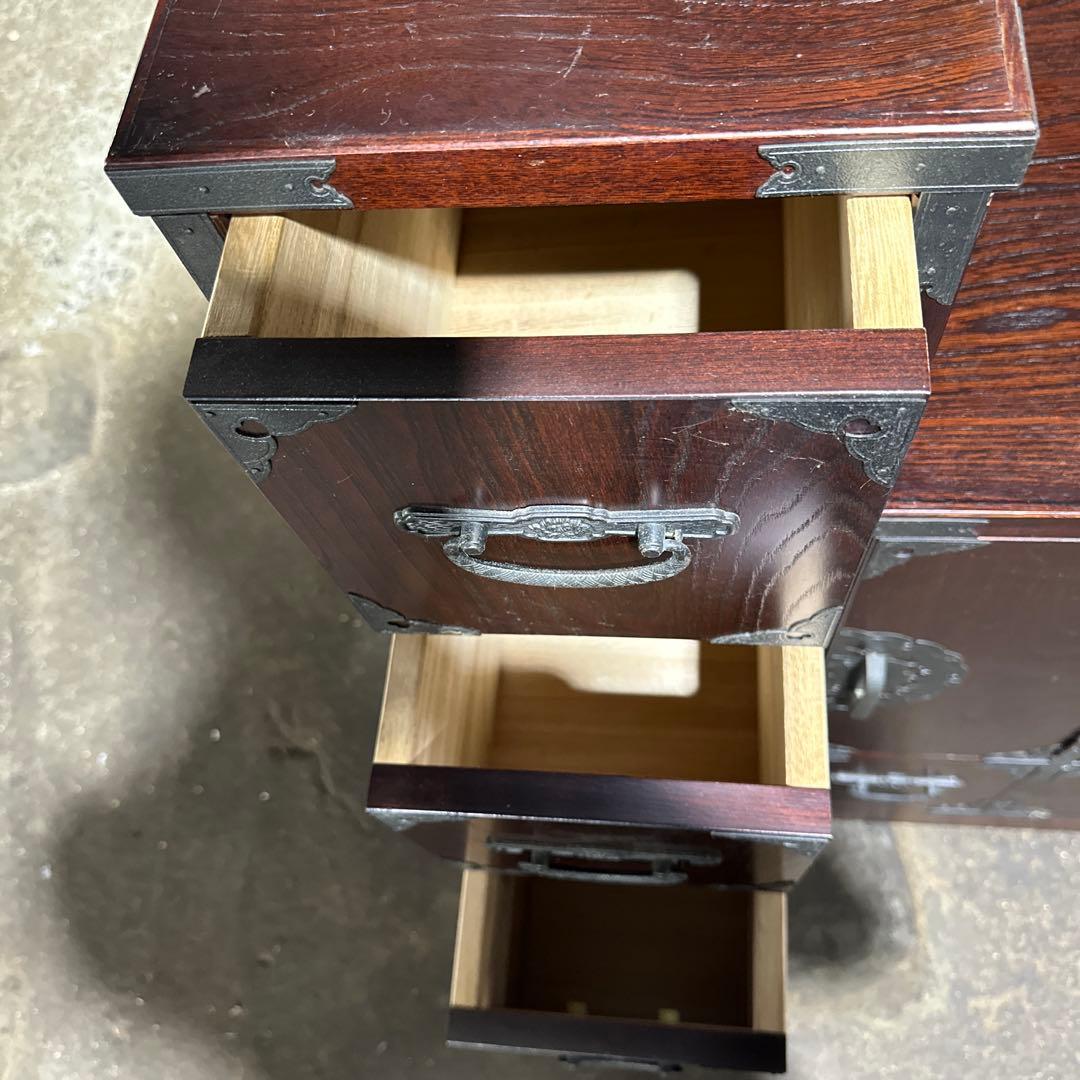 P*h様 木製階段型タンス 引き出し10個付き