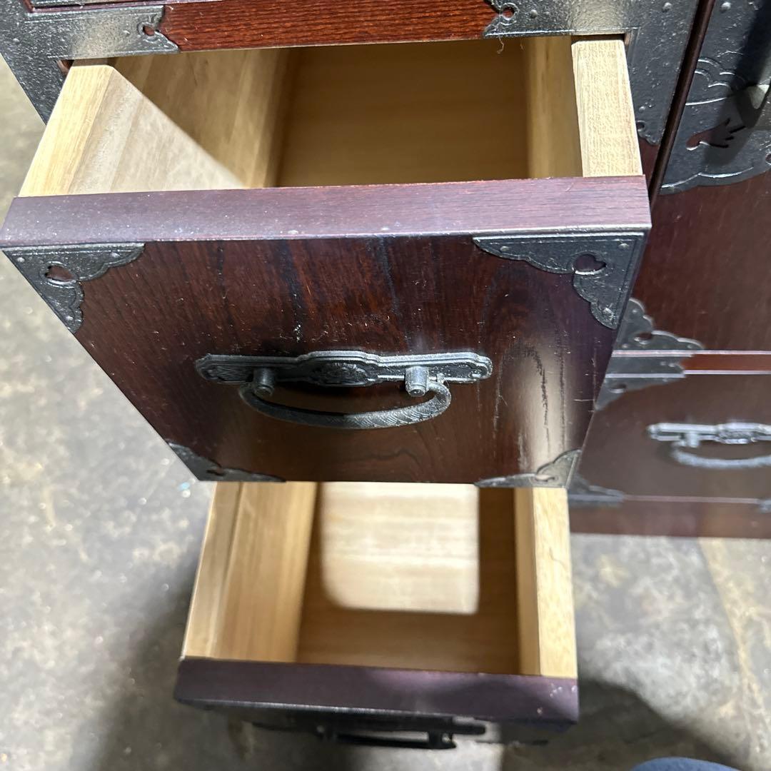 P*h様 木製階段型タンス 引き出し10個付き