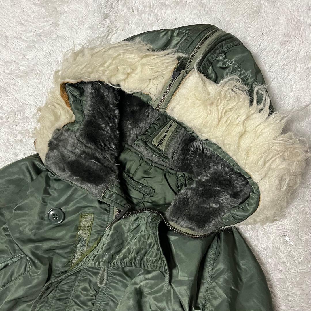 状態良好✨アルファ 80’s n-2b 白ファー Y2K USA製