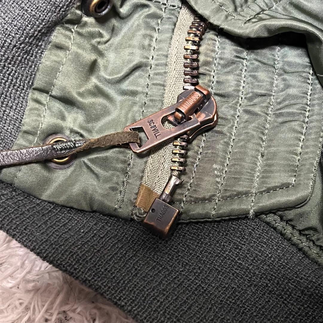 状態良好✨アルファ 80’s n-2b 白ファー Y2K USA製