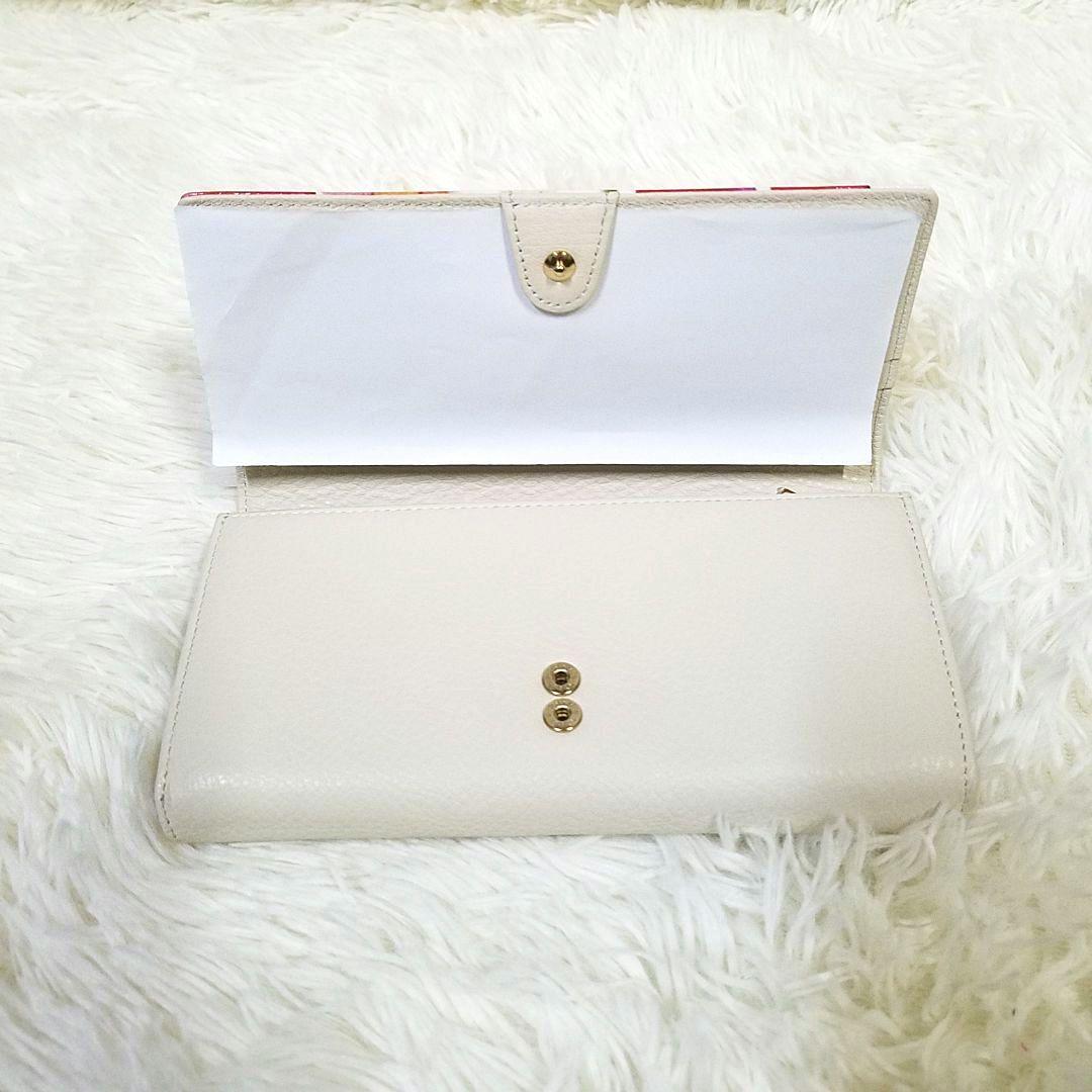 【新品・未使用】AETHER 長財布 花柄 レザー 保存袋