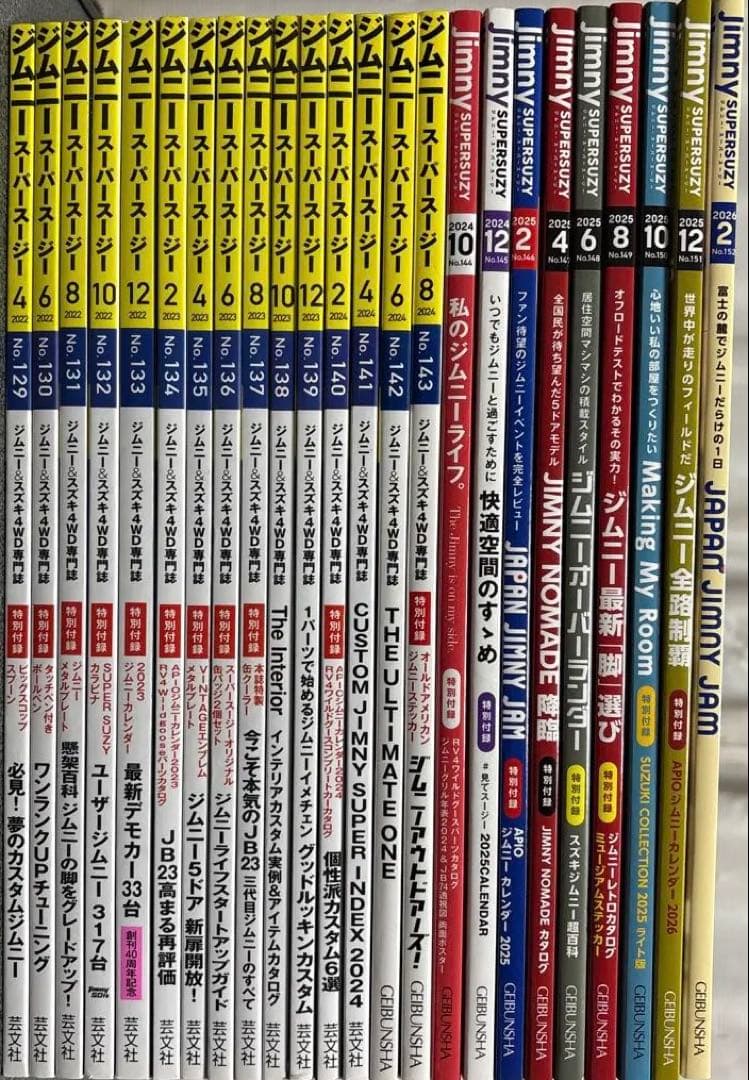 ジムニー　スーパースージー　No.129〜152