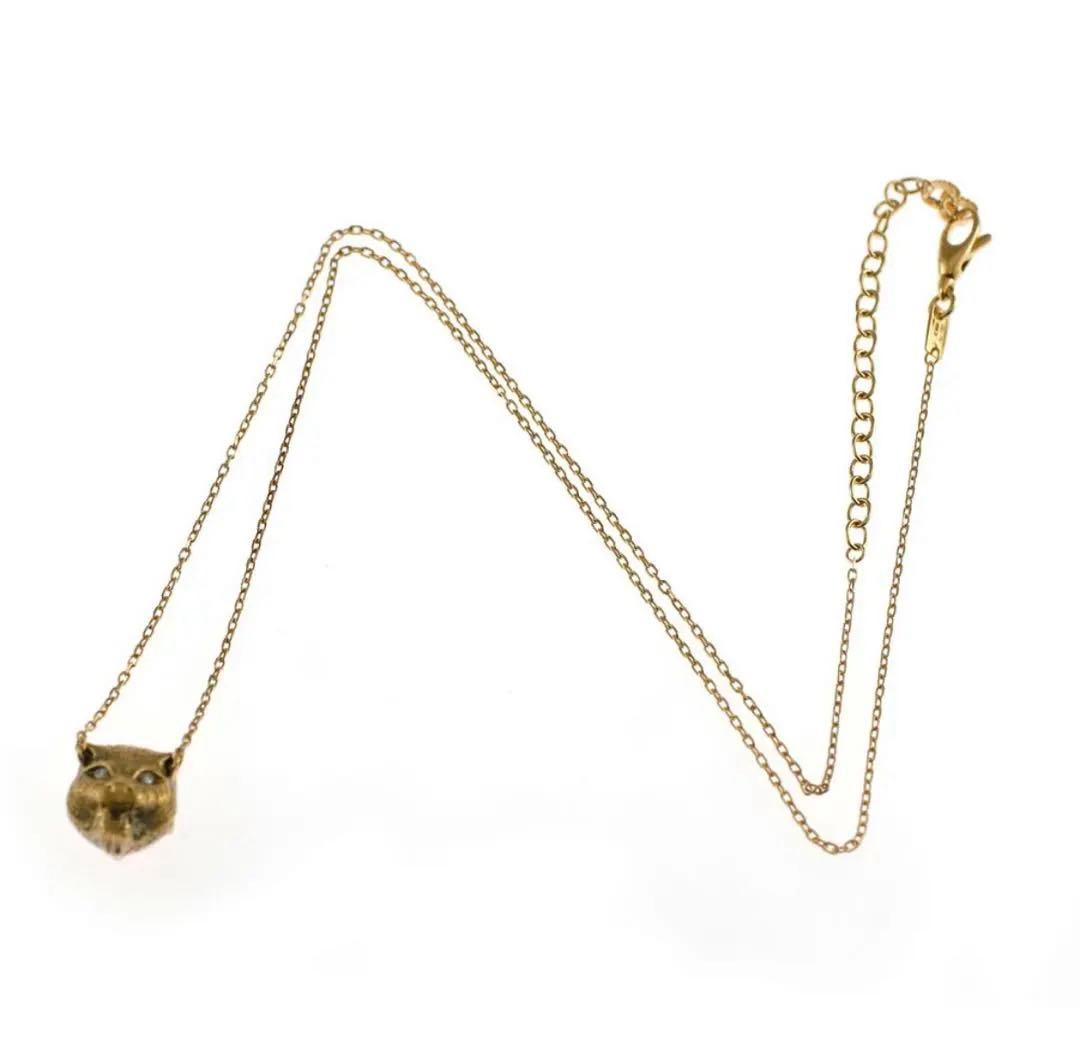 グッチ ル マルシェ デ メルヴェイユ ネックレス　18K ピンクオパール